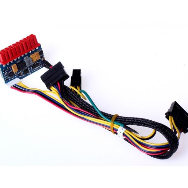 E-mini LR1109-120W12VDC DC/DC Inverter Board, 11.4VDC-12.6VDC/120W Incl. Cables