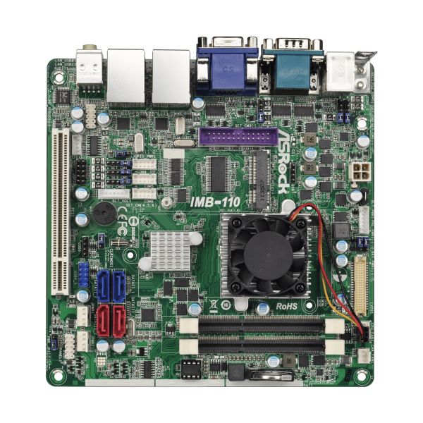 ASRock IMB-110D/ D525, RAID, DC-IN, Mini-ITX 
