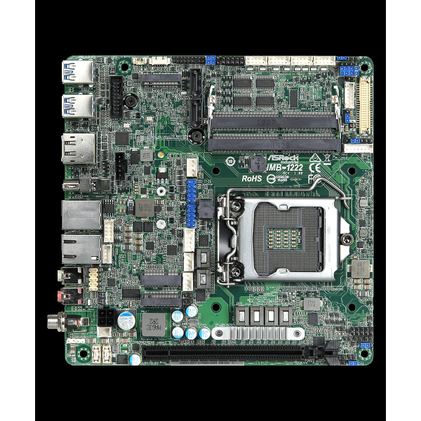 ASRock IMB-1222/ Q470E, 2x LAN, 4x COM, Mini-ITX