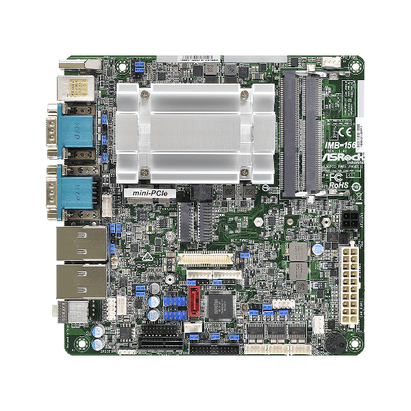 ASRock IMB-156J/ J3455, 3x RS232, DC, Mini-ITX
