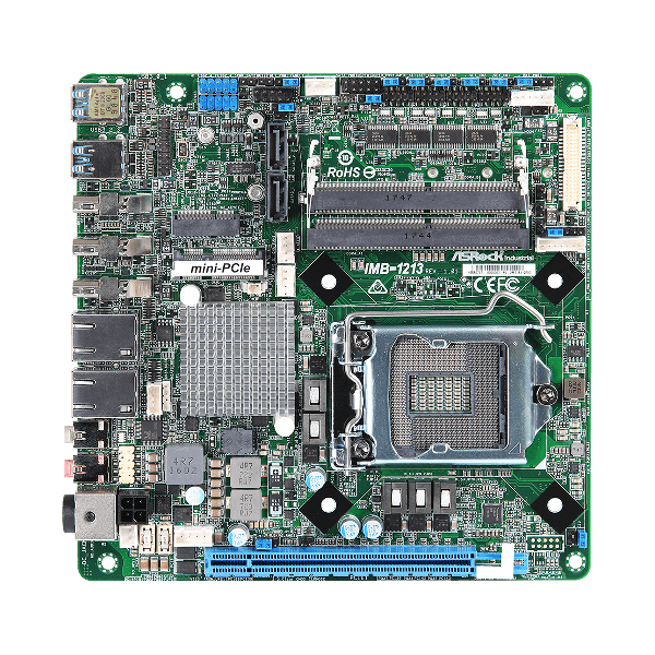ASRock IMB-1213/ 2x LAN, 4 x COM, Mini-ITX